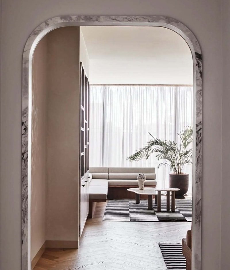 stone window sill door frame detail
