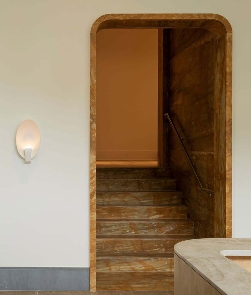 stone window sill door frame wall
