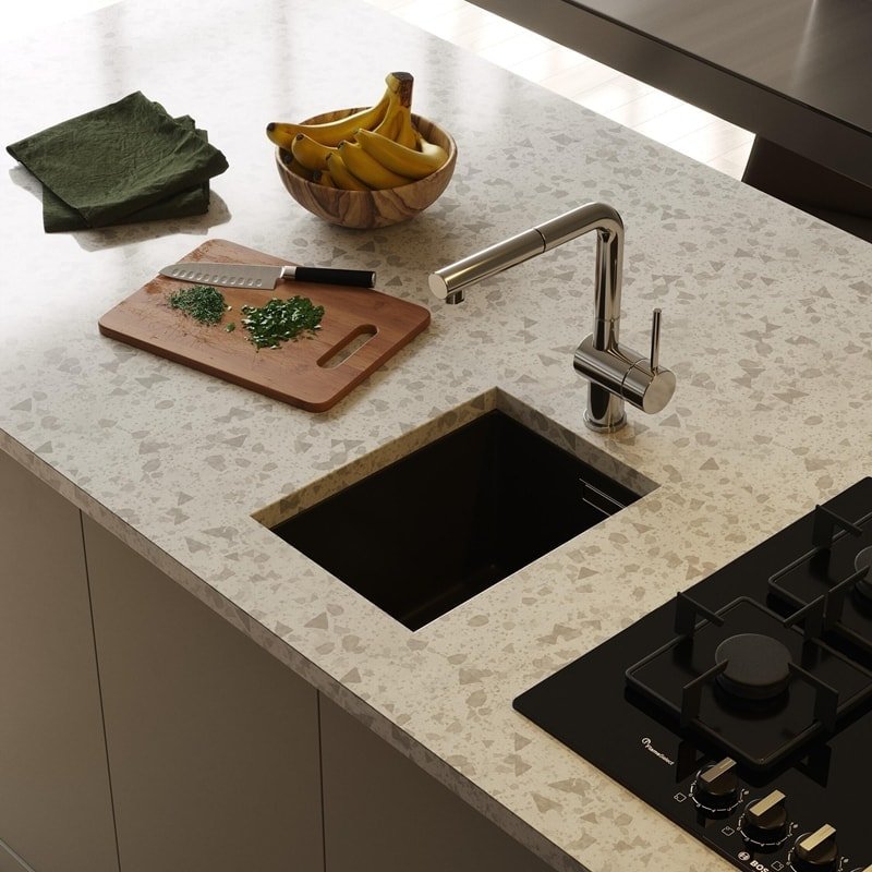terrazzo stone countertop