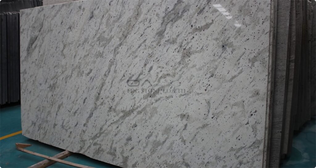white granite slab manufacturing process