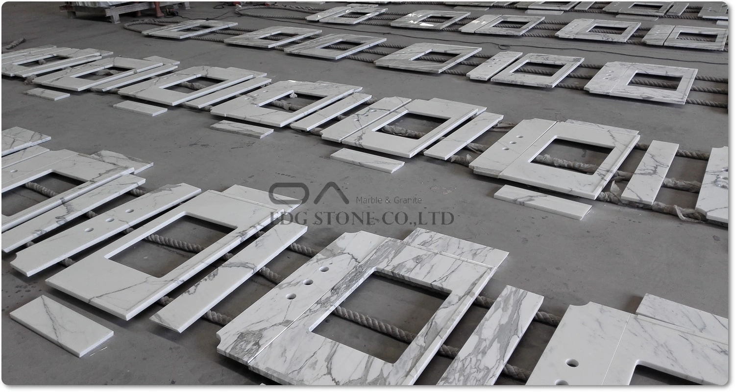 Calacatta marble countertop