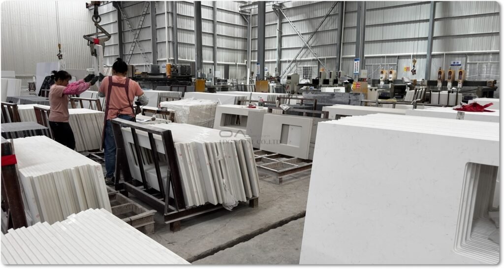 High-Traffic Commercial Quartz Flooring