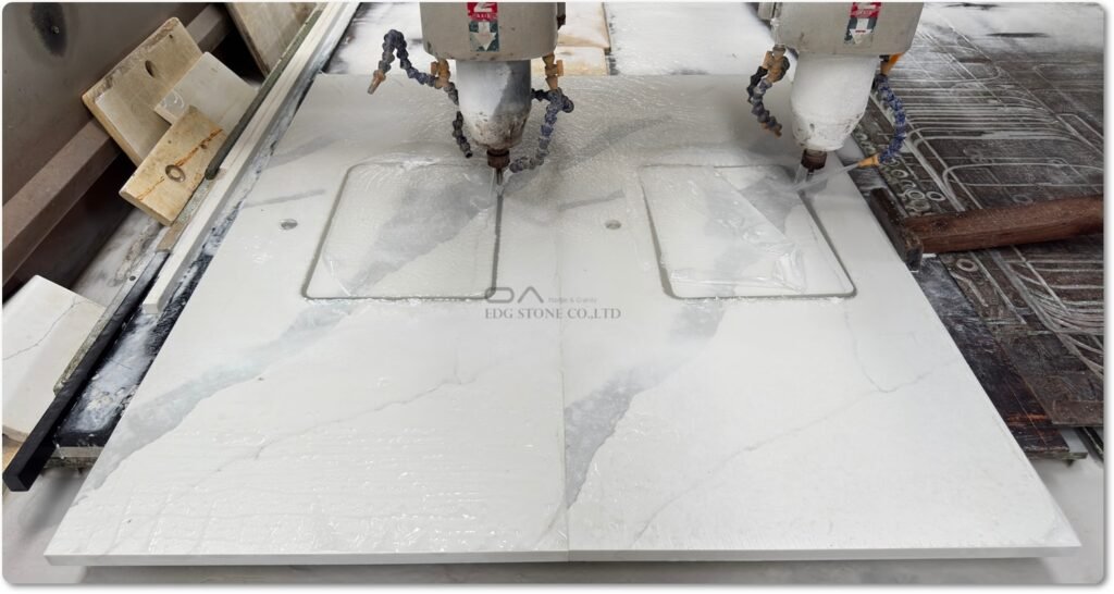 White Quartz vs Calacatta Marble Data