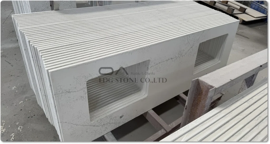 white quartz countertop factory
