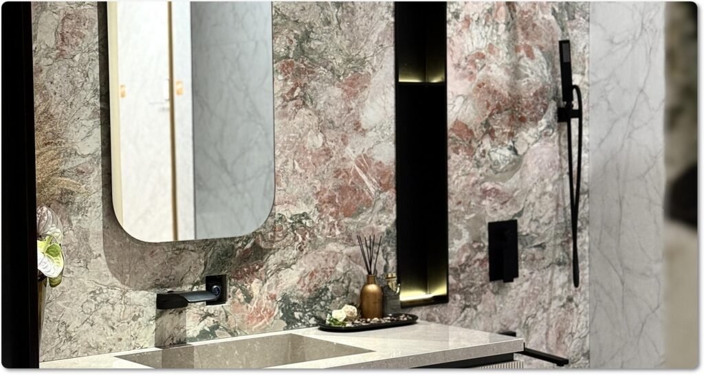 Ultra Compact Bathroom Vanity Tops