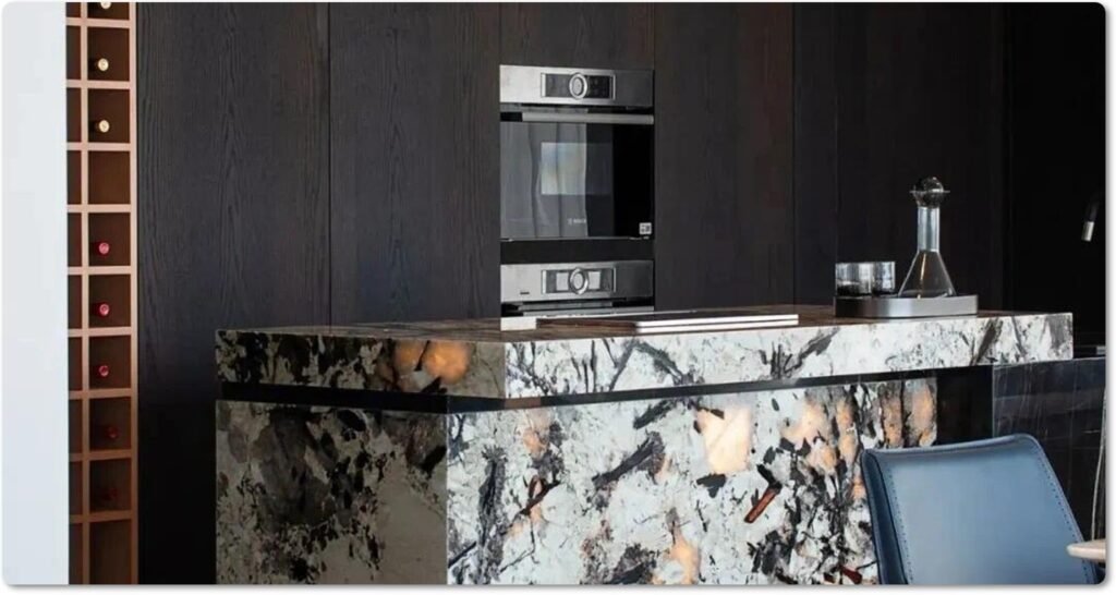 Ultra compact porcelain countertop