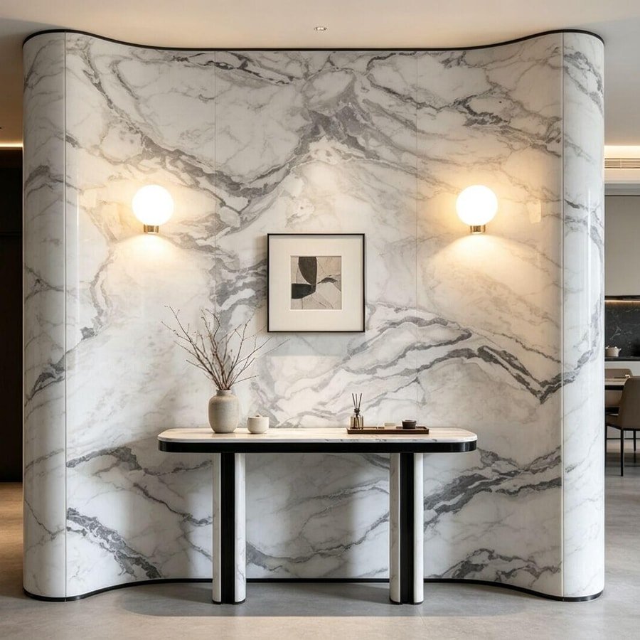 White Marble End Table Tops