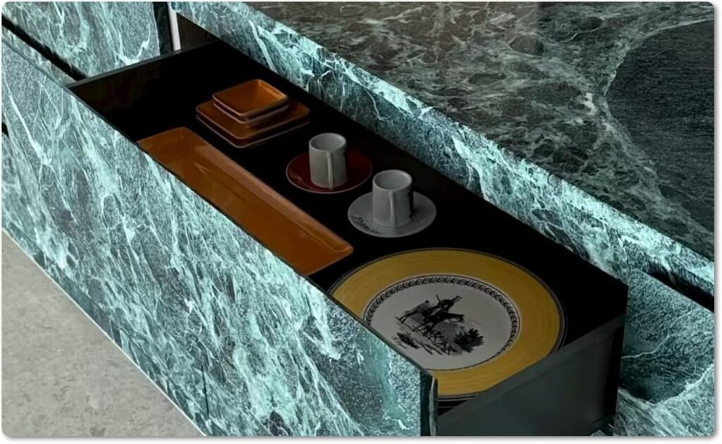 custom green marble accessories manufacturer