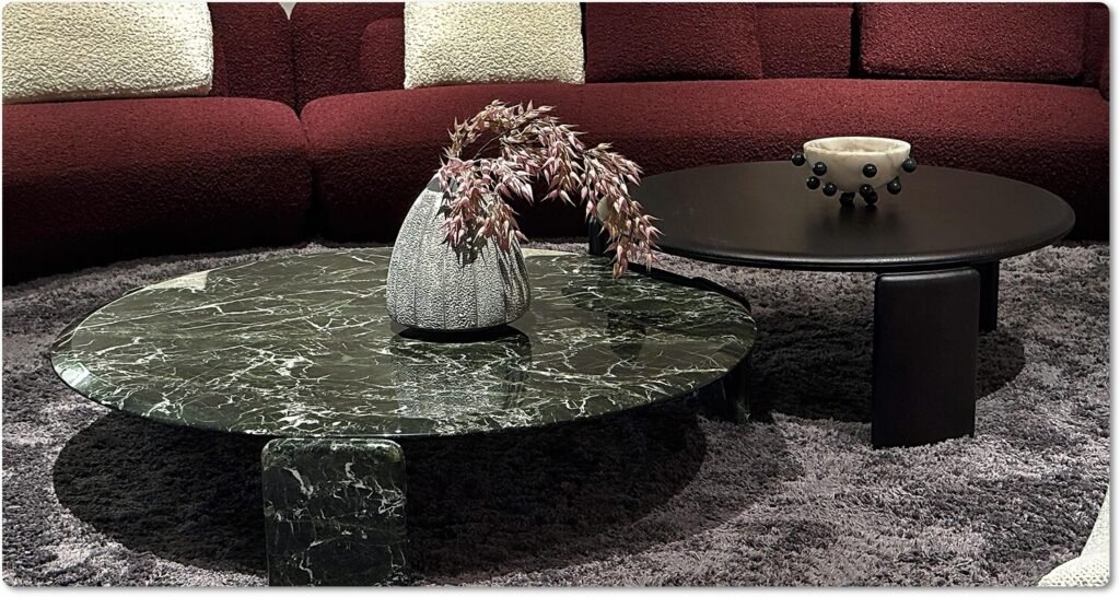 custom green marble coffee table manufacturer