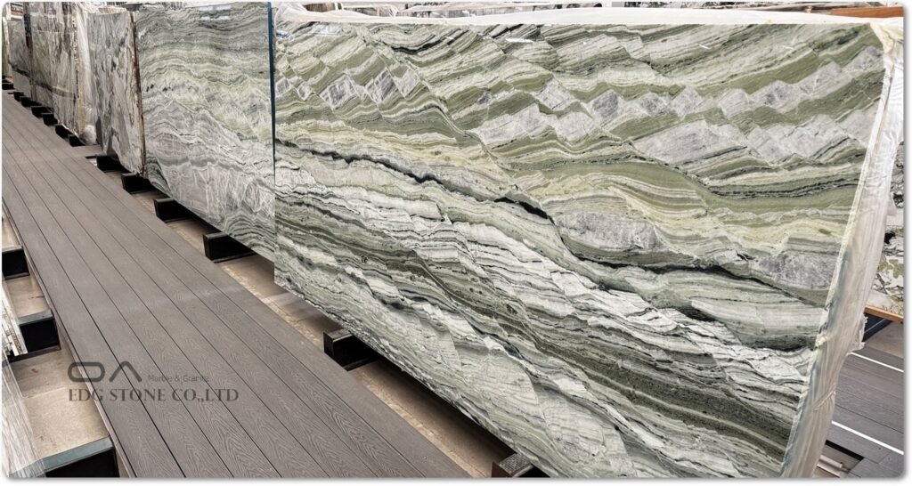 green marble countertop manufacturer