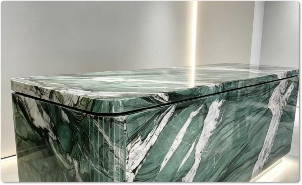 green marble countertops manufacturer