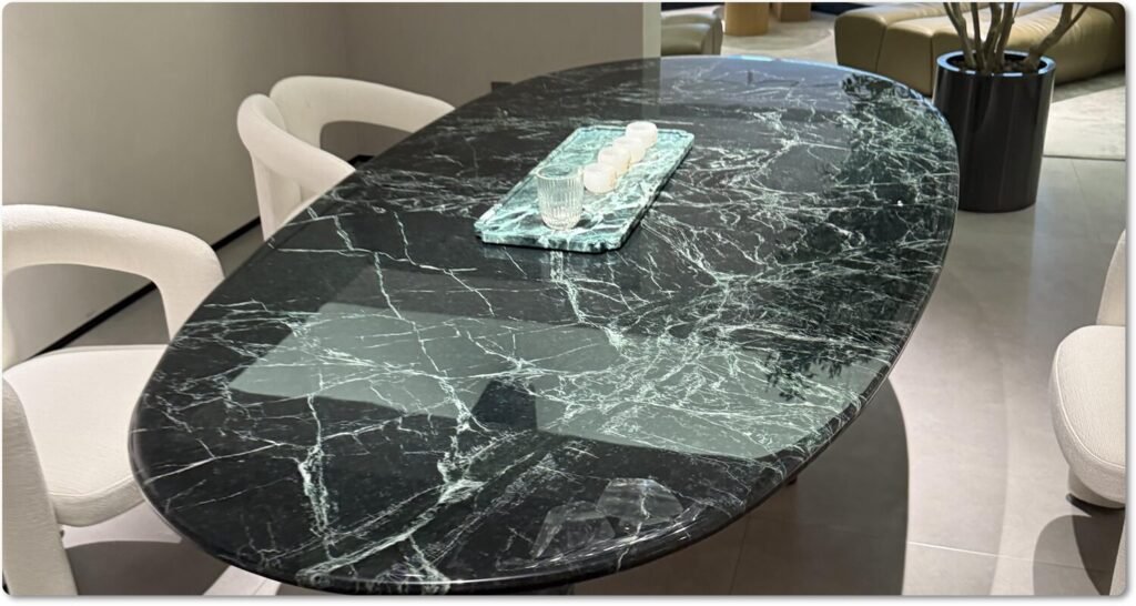green marble furniture factory