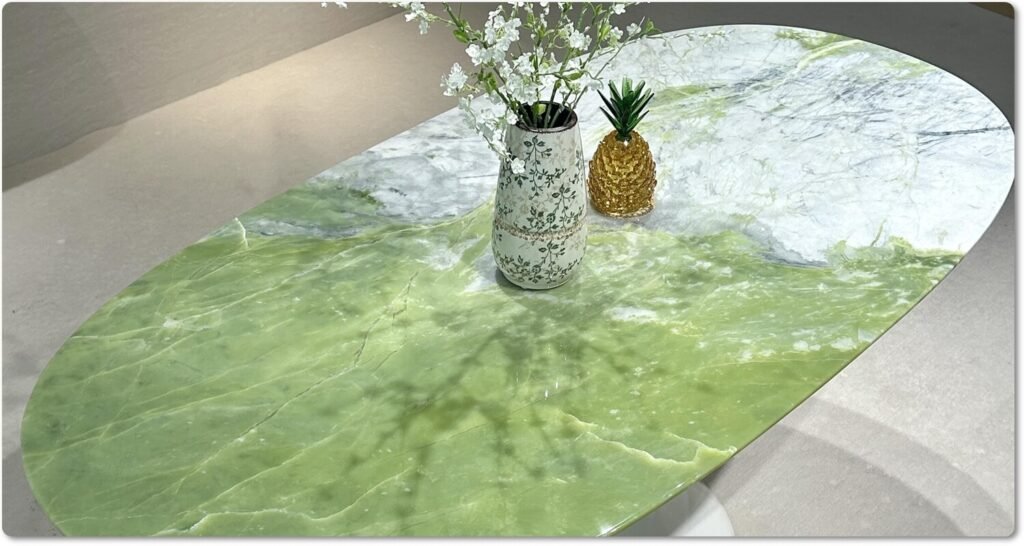 green marble furniture manufacturer