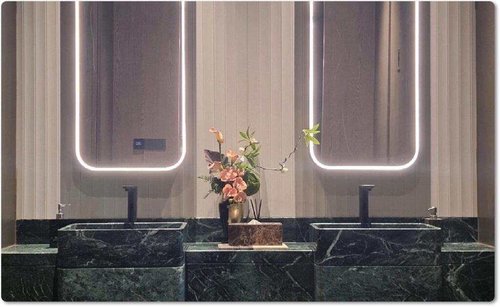 green marble sink factory