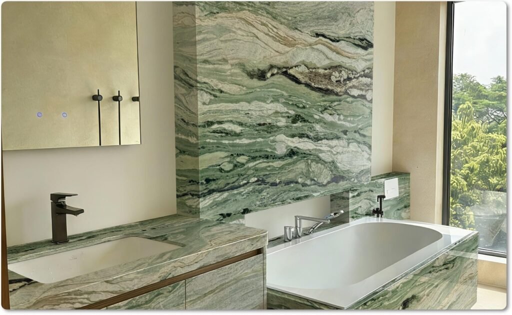 green marble vanity tops wholesale supplier