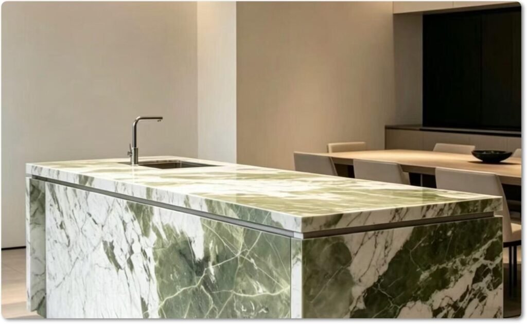 natural green marble manufacturer