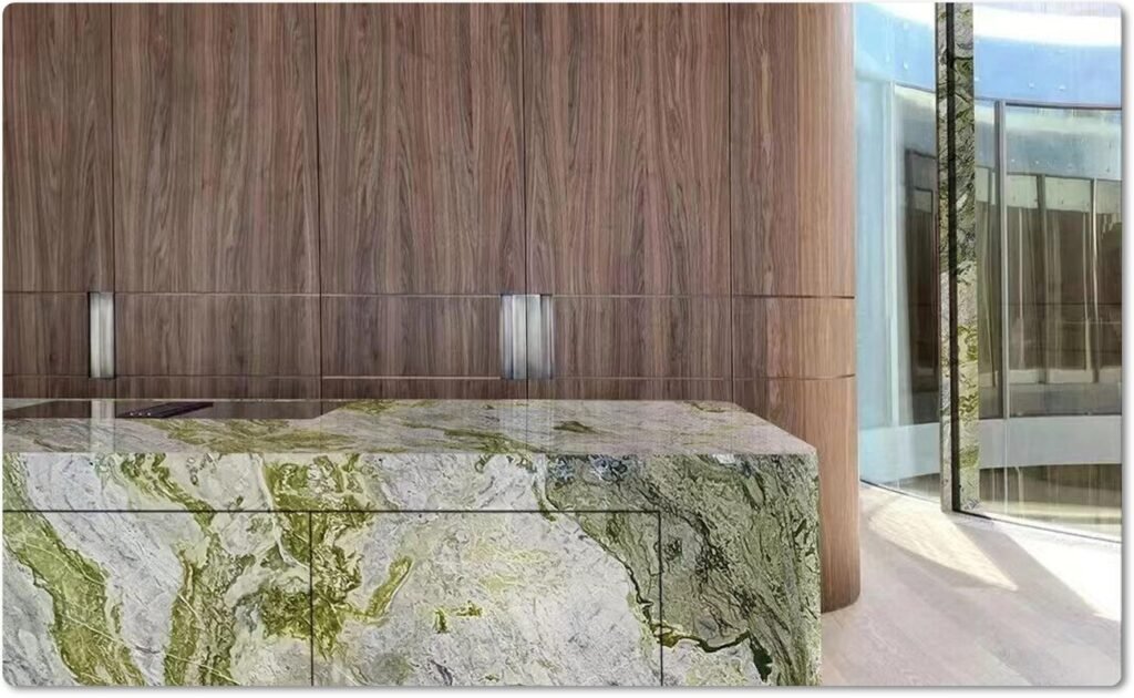 natural green marble manufacturer