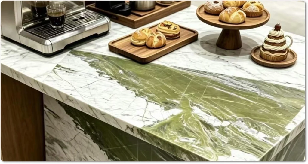ultra compact slabs vs marble countertops