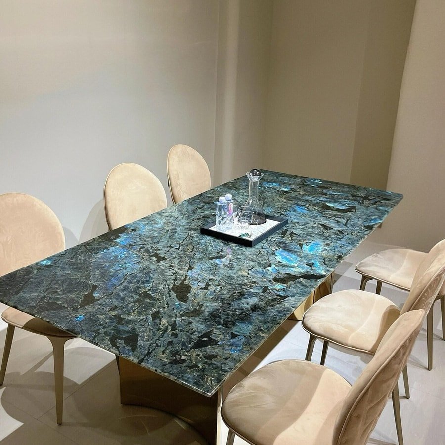 Custom Labradorite Countertop Fabrication​
