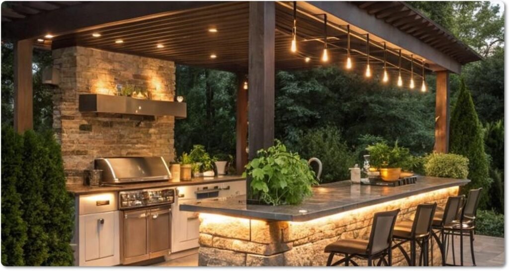 Custom Outdoor Marble Countertops