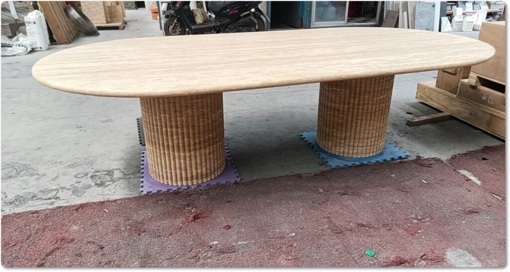 stone furniture outdoor