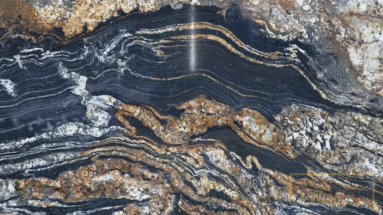 Black Magma Granite slabs