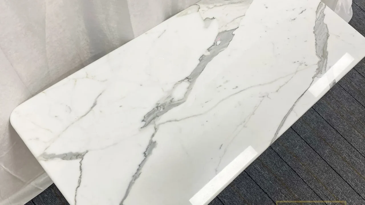 Calacatta gold marble coffee table