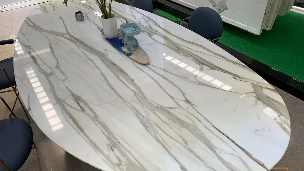 Calacatta gold marble coffee table top