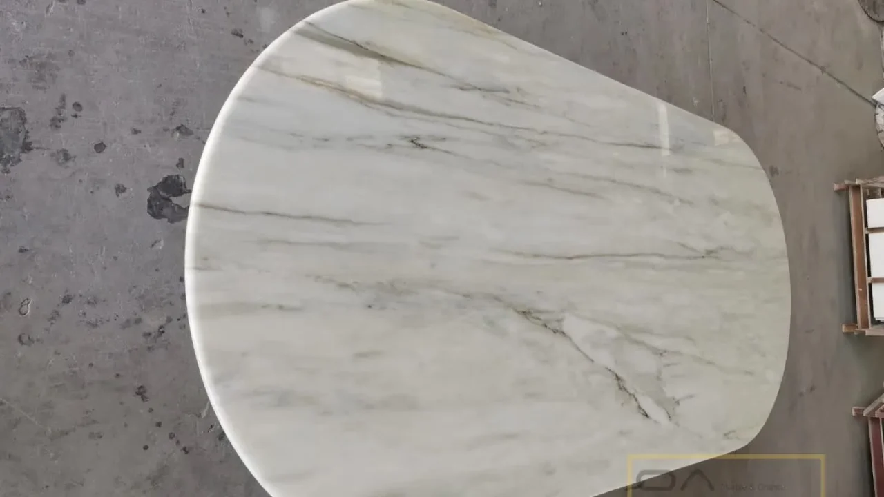 Calacatta marble coffee table