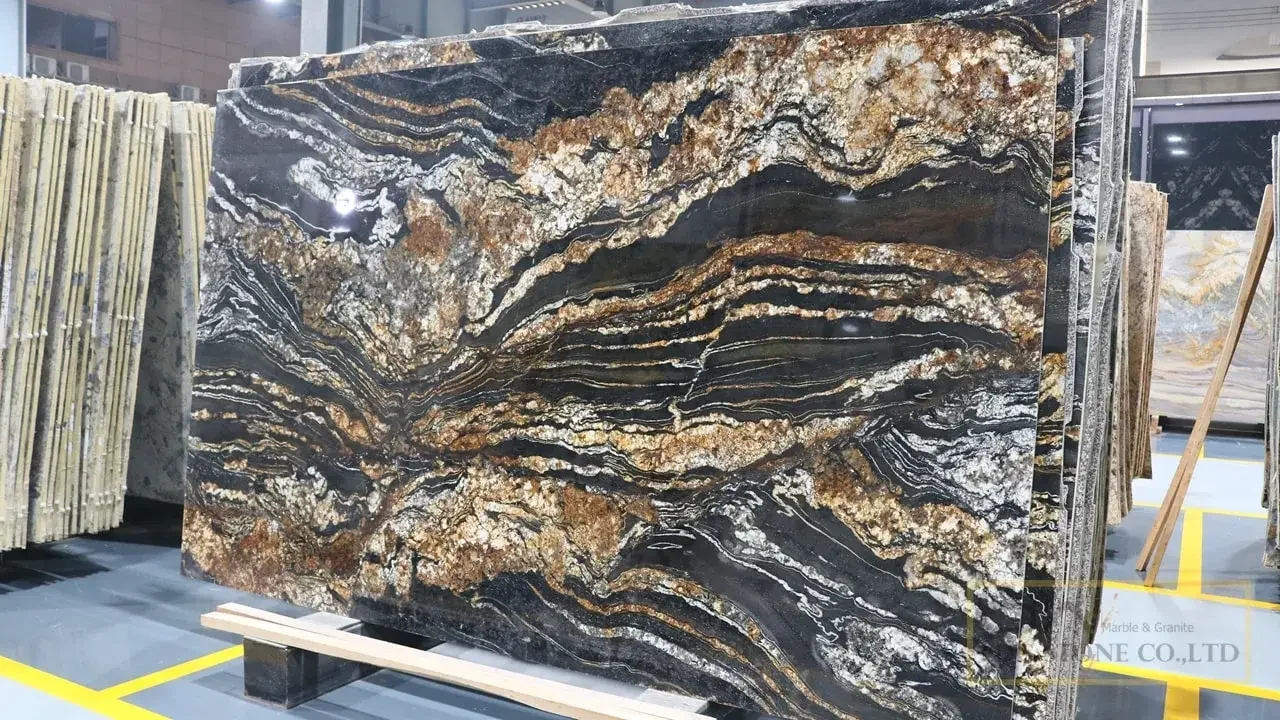 magma black granite CT